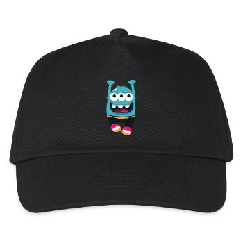 Monster whirlwind - Kids’ Baseball Cap - black - Front