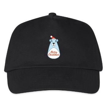 Ours de Noël - Casquette de baseball Enfant - noir - Devant