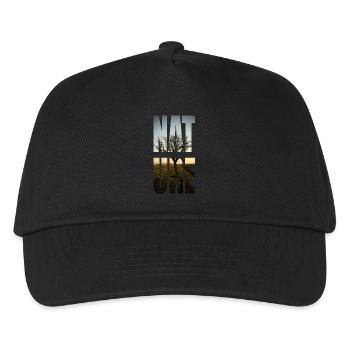 nature n ° 1 - Casquette de baseball Enfant - noir - Devant