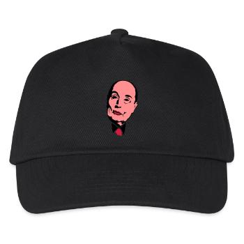 Francois Mitterrand Führer - Kinder Basecap - Schwarz - Vorne
