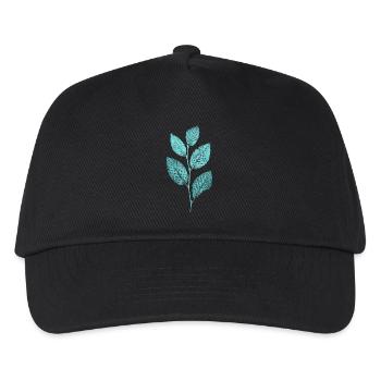 Branche de feuilles / hêtraies - Casquette de baseball Enfant - noir - Devant
