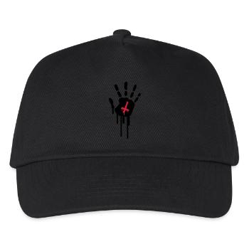 Bloody Handprint - Kids’ Baseball Cap - black - Front