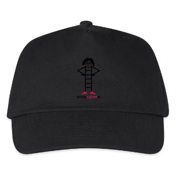 Directrice - Casquette de baseball Enfant - noir - Devant