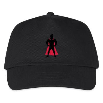 Superhero - Kinder Basecap - Schwarz - Vorne