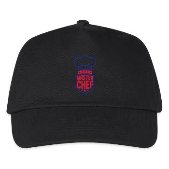 Cool Master Star Chef Logo - Kinder Basecap - Schwarz - Vorne
