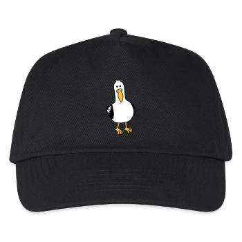 curious moeve funny beach - Kids’ Baseball Cap - black - Front