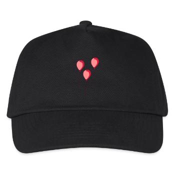 3 shiny balloons - Kids’ Baseball Cap - black - Front