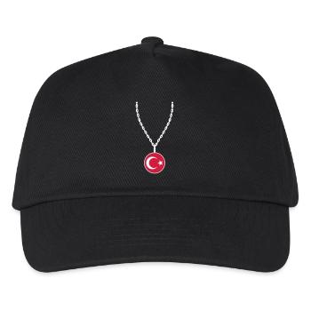 Schmuck Logo Türkei - Kinder Basecap - Schwarz - Vorne