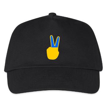 Ukraine - Kinder Basecap - Schwarz - Vorne