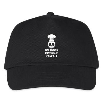 Un dîner presque parfait - Casquette de baseball Enfant - noir - Devant