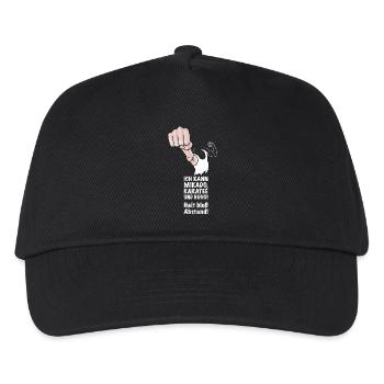 Karate, Kung Fuh - Kinder Basecap - Schwarz - Vorne