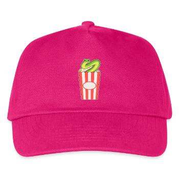 Maïs soufflé serpent - Casquette de baseball Enfant - fuchsia - Devant