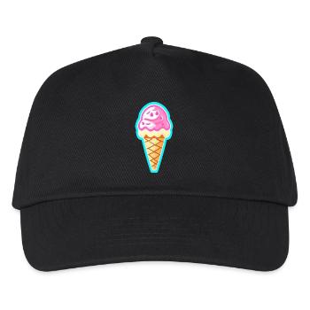 Eis - Kinder Basecap - Schwarz - Vorne