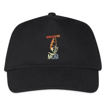 Maman Windsurfer - Casquette de baseball Enfant - noir - Devant