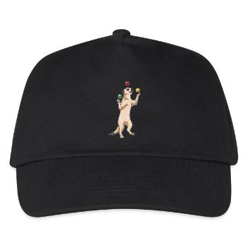 Jongleur de suricate jonglant - Casquette de baseball Enfant - noir - Devant