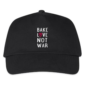 bake - Kids’ Baseball Cap - black - Front