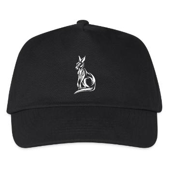 Kangaroo - Kids’ Baseball Cap - black - Front