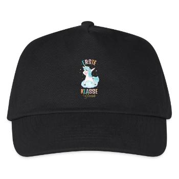 La rentrée avec une licorne - Casquette de baseball Enfant - noir - Devant