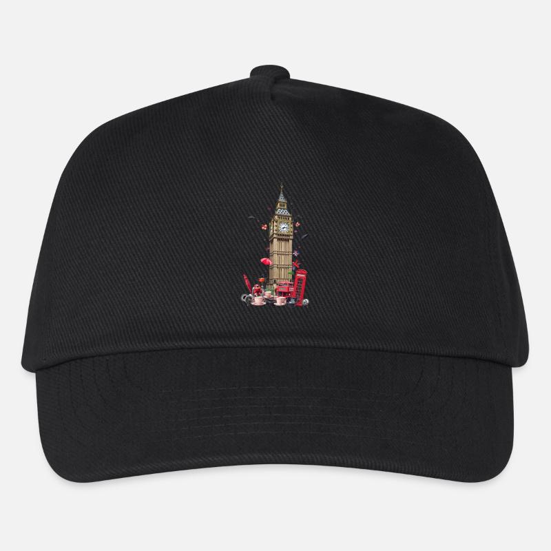 London - Kinder Basecap - Schwarz