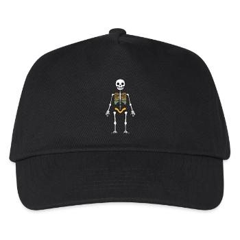 Skeleton Comic Halloween - Kids’ Baseball Cap - black - Front