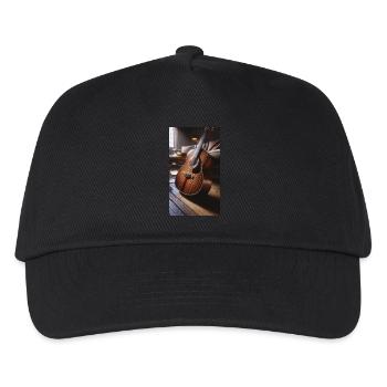 Acoustic Guitar - Kids’ Baseball Cap - black - Front