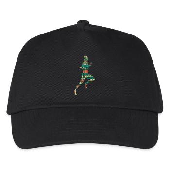Running Rush run Pace Speed Marathon Runner cadeaux - Casquette de baseball Enfant - noir - Devant