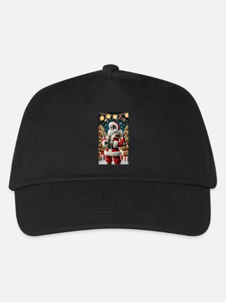 Weihnachtsmann - Kinder Basecap - Schwarz