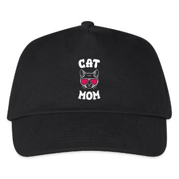 Maman chat - Casquette de baseball Enfant - noir - Devant