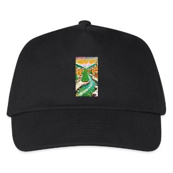 Winterdorf Winter Village - Kids’ Baseball Cap - black - Front