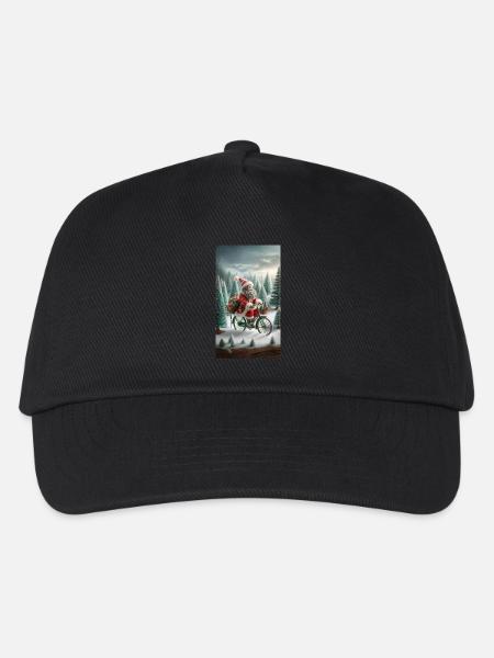 Weihnachtsmann - Kinder Basecap - Schwarz