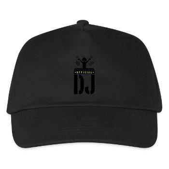 DJ Spruch Turntables - Kinder Basecap - Schwarz - Vorne