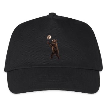 Tragen - Kinder Basecap - Schwarz - Vorne