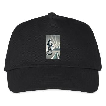 Hiphoper 127 0 0 1 is my hood - Kinder Basecap - Schwarz - Vorne