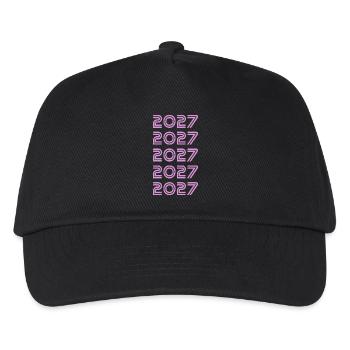 2027 - Kids’ Baseball Cap - black - Front