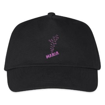 Maria - Kinder Basecap - Schwarz - Vorne