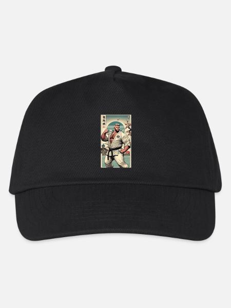 Karate MEISTER - Kinder Basecap - Schwarz