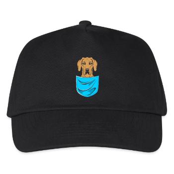 Rhodésian Ridgeback - Casquette de baseball Enfant - noir - Devant