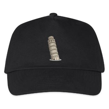 Turm von Pisa - Kinder Basecap - Schwarz - Vorne