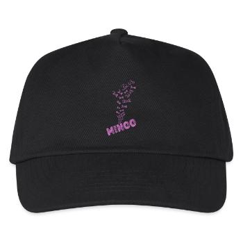 Wasser Minoo - Kinder Basecap - Schwarz - Vorne