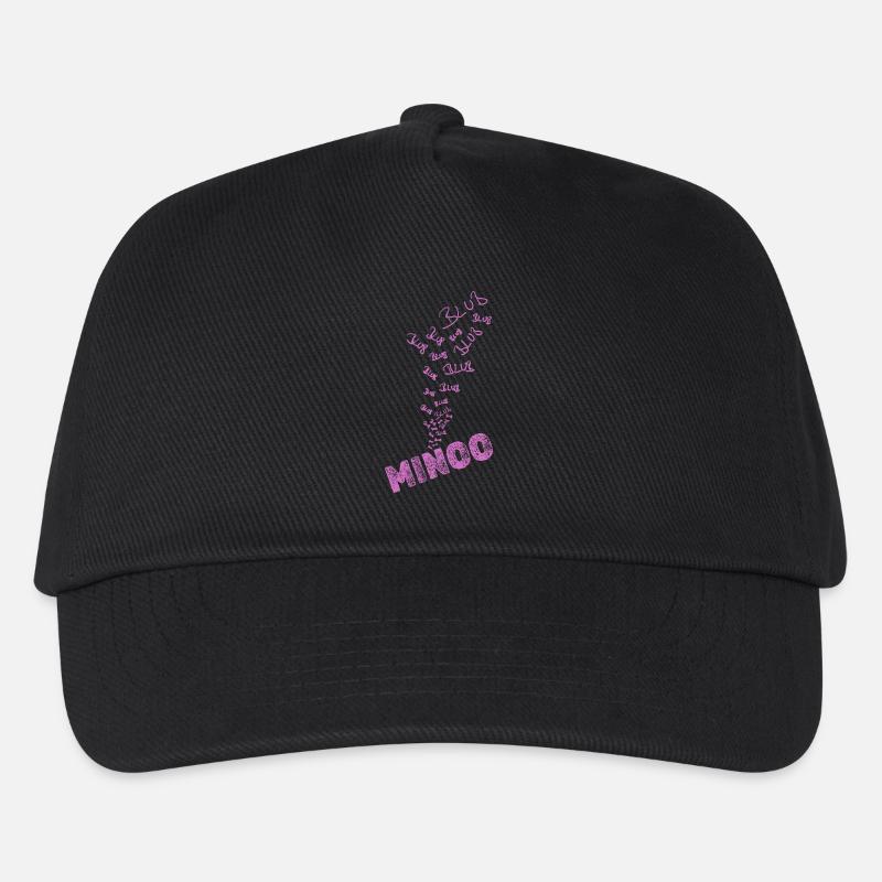 Wasser Minoo - Kinder Basecap - Schwarz