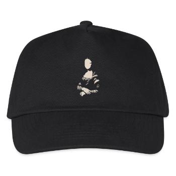 Mona Lisa (La Joconde) blank - Kids’ Baseball Cap - black - Front