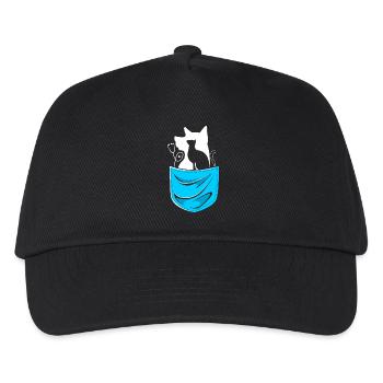 Tierarzt - Kinder Basecap - Schwarz - Vorne