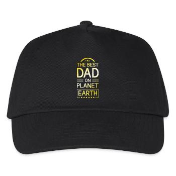 Der Beste Papa Vatertag - Kinder Basecap - Schwarz - Vorne