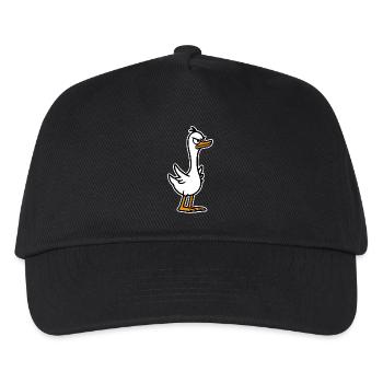 Angry goose - Kids’ Baseball Cap - black - Front