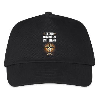 Jesus Christlich Katholiken Gläubiger Gottesdienst - Kinder Basecap - Schwarz - Vorne