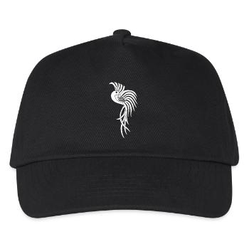 White Bird of Paradise - Kids’ Baseball Cap - black - Front