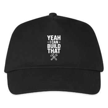 Ouais, je peux construire ça - Casquette de baseball Enfant - noir - Devant