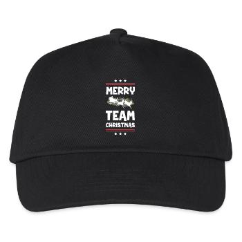 Merry Christmas - Kids’ Baseball Cap - black - Front