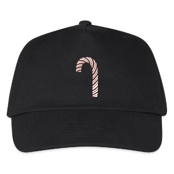 Zuckerstange - Kinder Basecap - Schwarz - Vorne