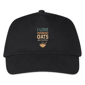 Porridge Breakfast Culture Overnight - Kids’ Baseball Cap - black - Front